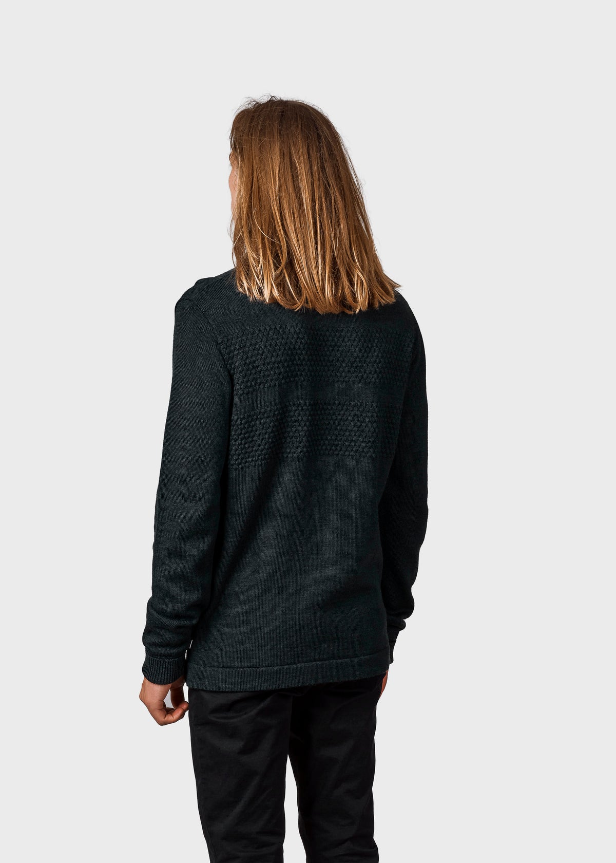 Klitmøller Collective ApS Johan knit Knitted sweaters Olive