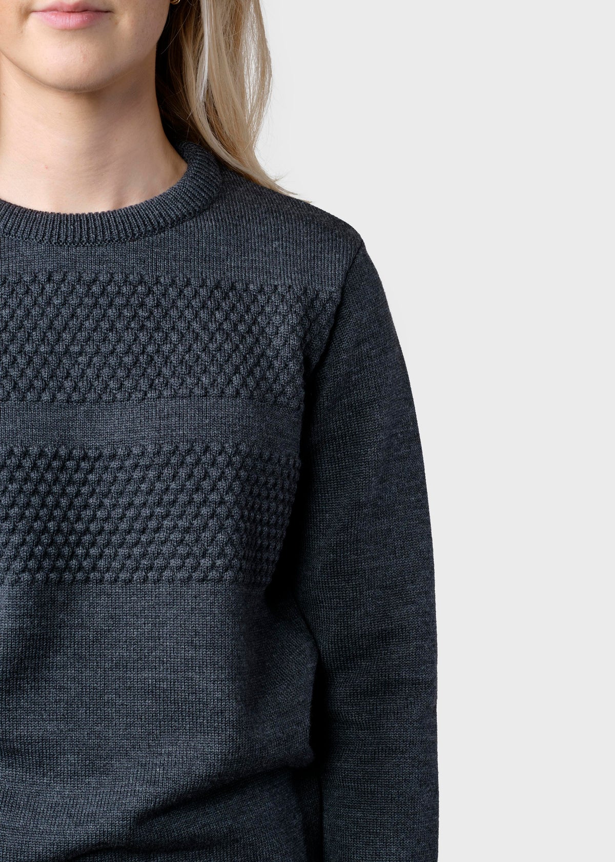 Klitmøller Collective ApS Johanne knit Knitted sweaters Anthracite