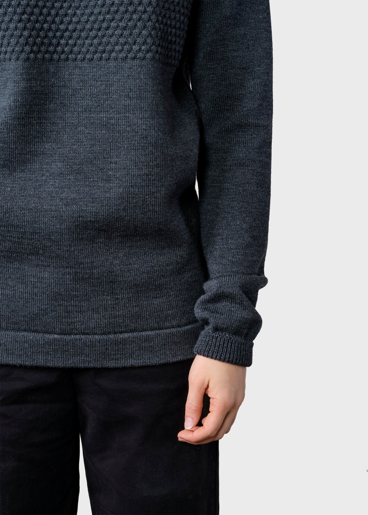 Klitmøller Collective ApS Johanne knit Knitted sweaters Anthracite