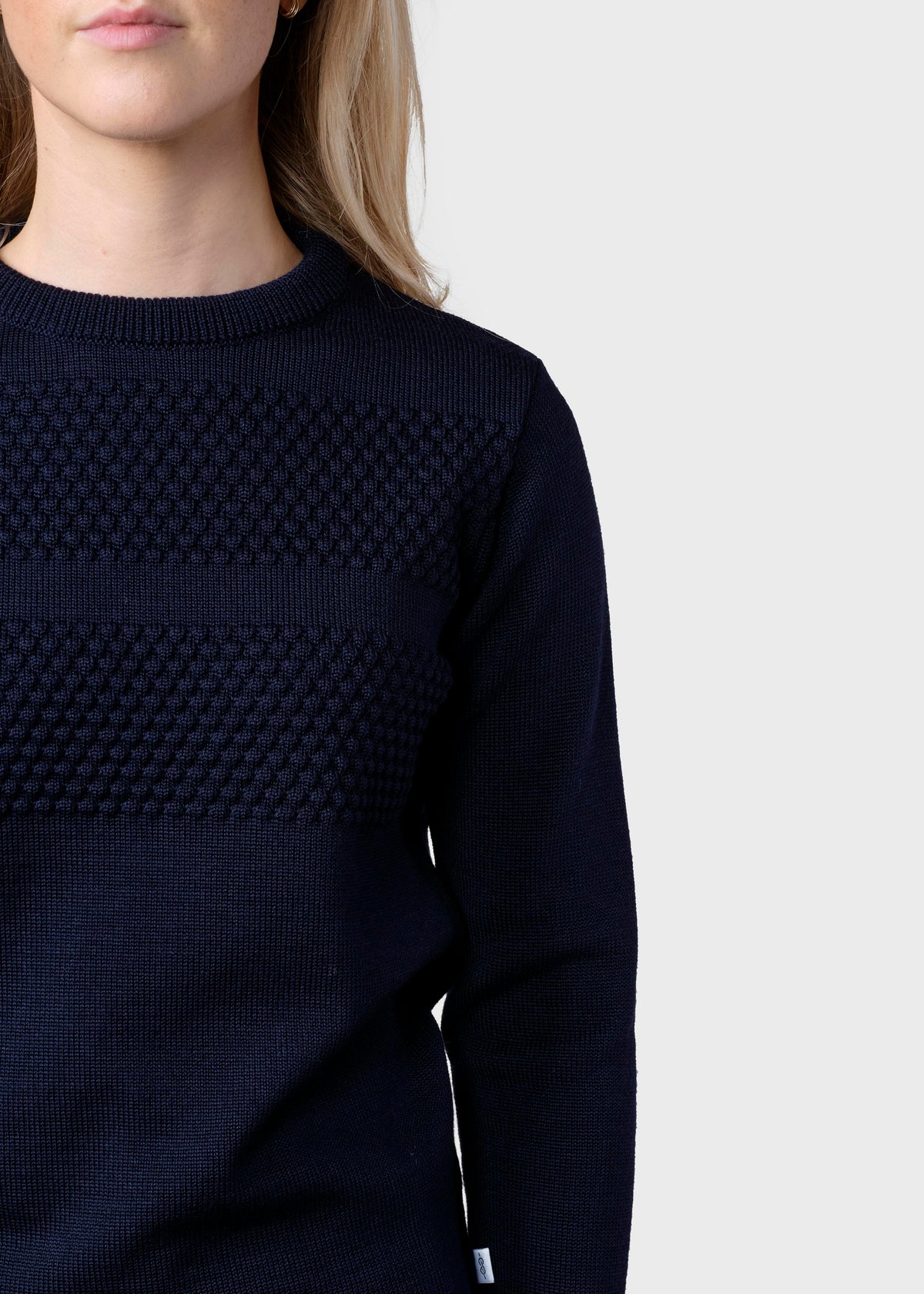 Klitmøller Collective ApS Johanne knit Knitted sweaters Navy