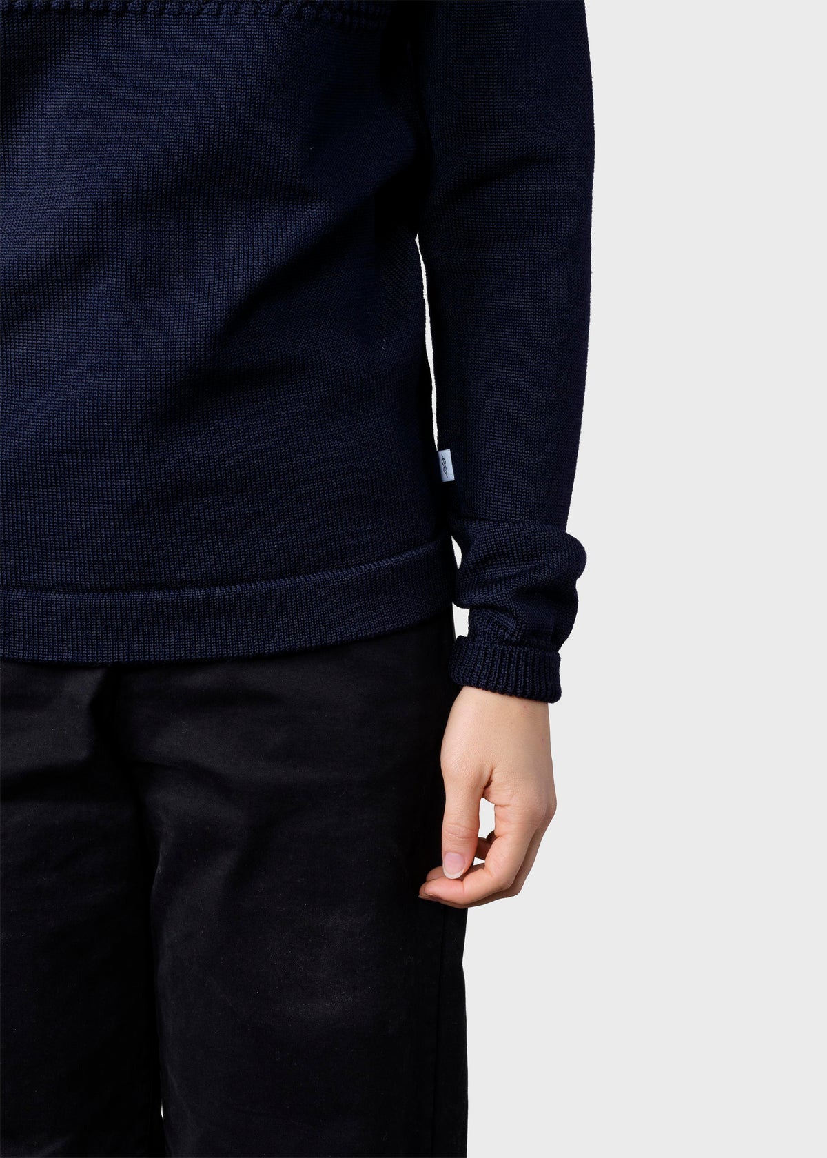 Klitmøller Collective ApS Johanne knit Knitted sweaters Navy