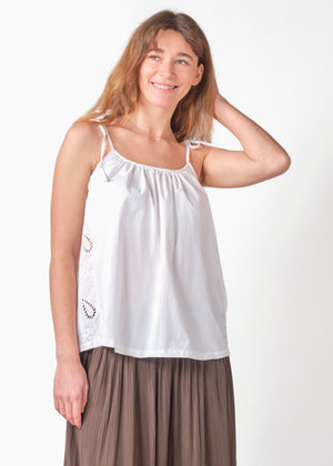 Klitmøller Collective ApS Jonna top GOTS T-Shirts White