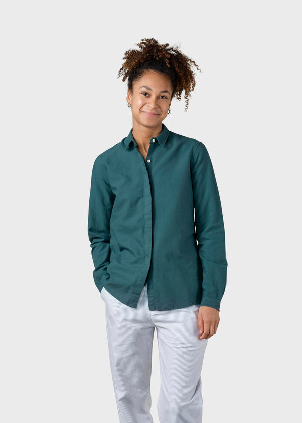 Klitmøller Collective ApS Julie shirt Shirts Moss Green