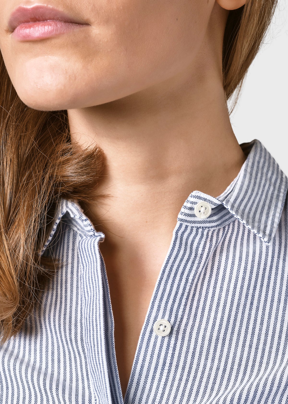 Klitmøller Collective ApS Julie striped shirt Shirts White/navy
