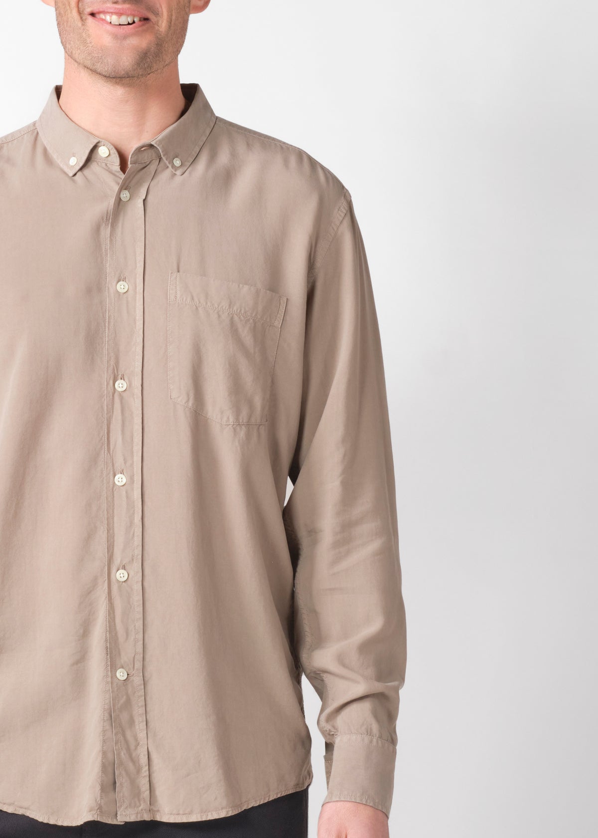 Klitmøller Collective ApS Justin shirt Shirts Cashew