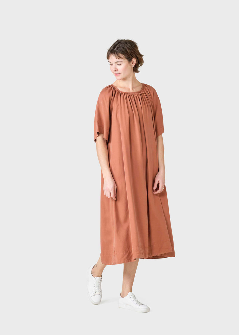 Klitmøller Collective ApS Jytte dress Dress Burnt Sienna