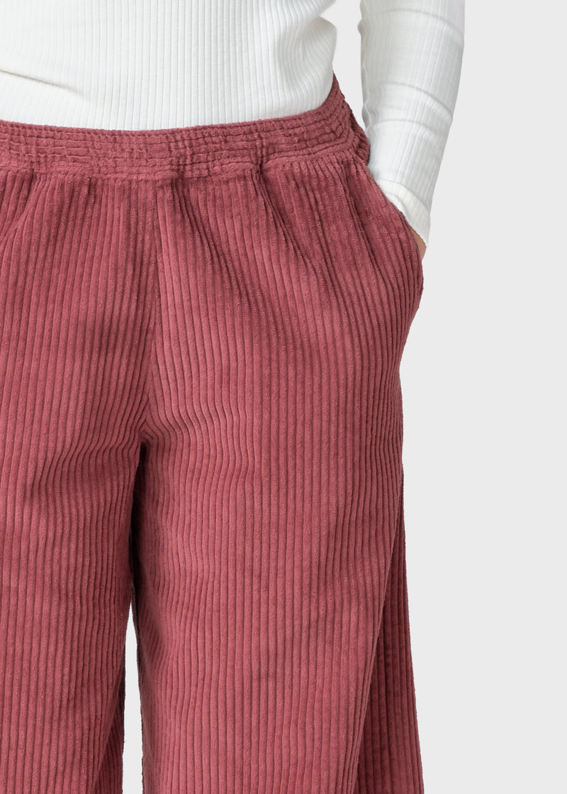 Klitmøller Collective ApS Kaja cord pants Pants Burgundy