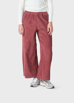 Klitmøller Collective ApS Kaja cord pants GOTS Pants Burgundy