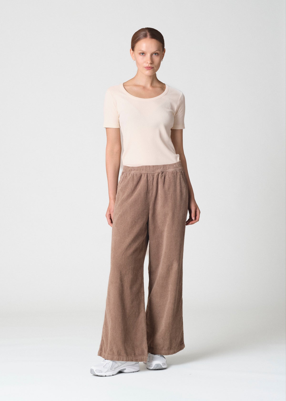 Klitmøller Collective ApS Kaja cord pants GOTS Pants Cashew