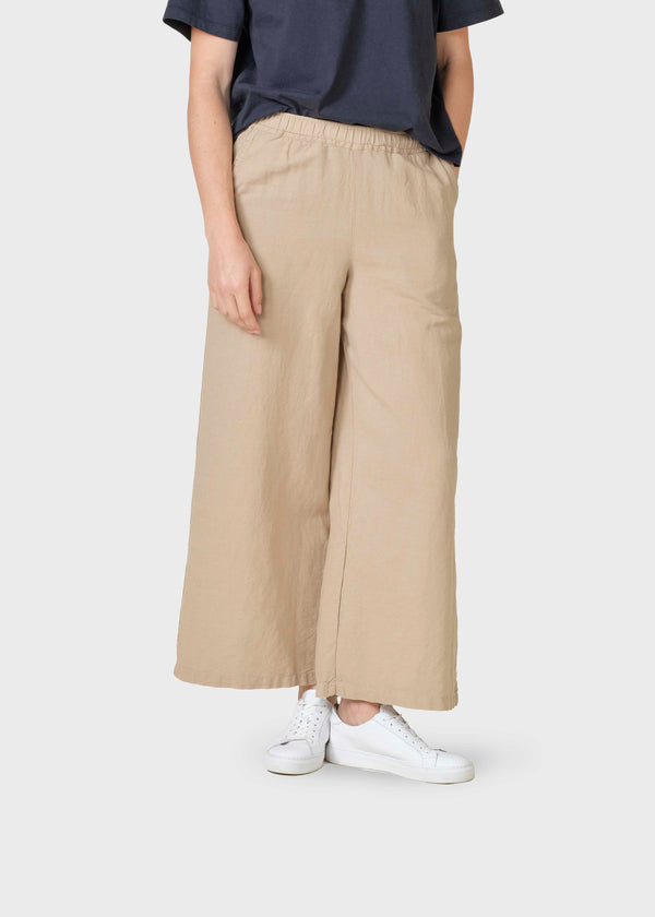 Klitmøller Collective ApS Kaja cotton/linen pants Pants Sand