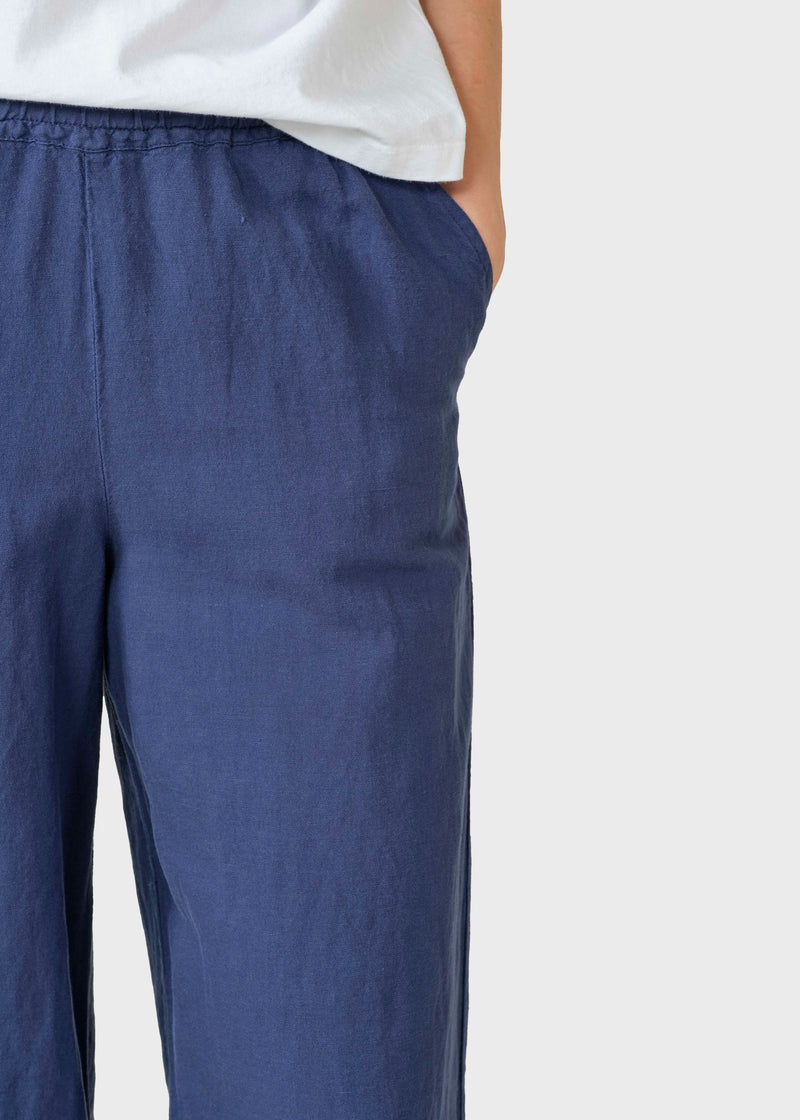 Klitmøller Collective ApS Kaja cotton/linen pants Pants Ocean