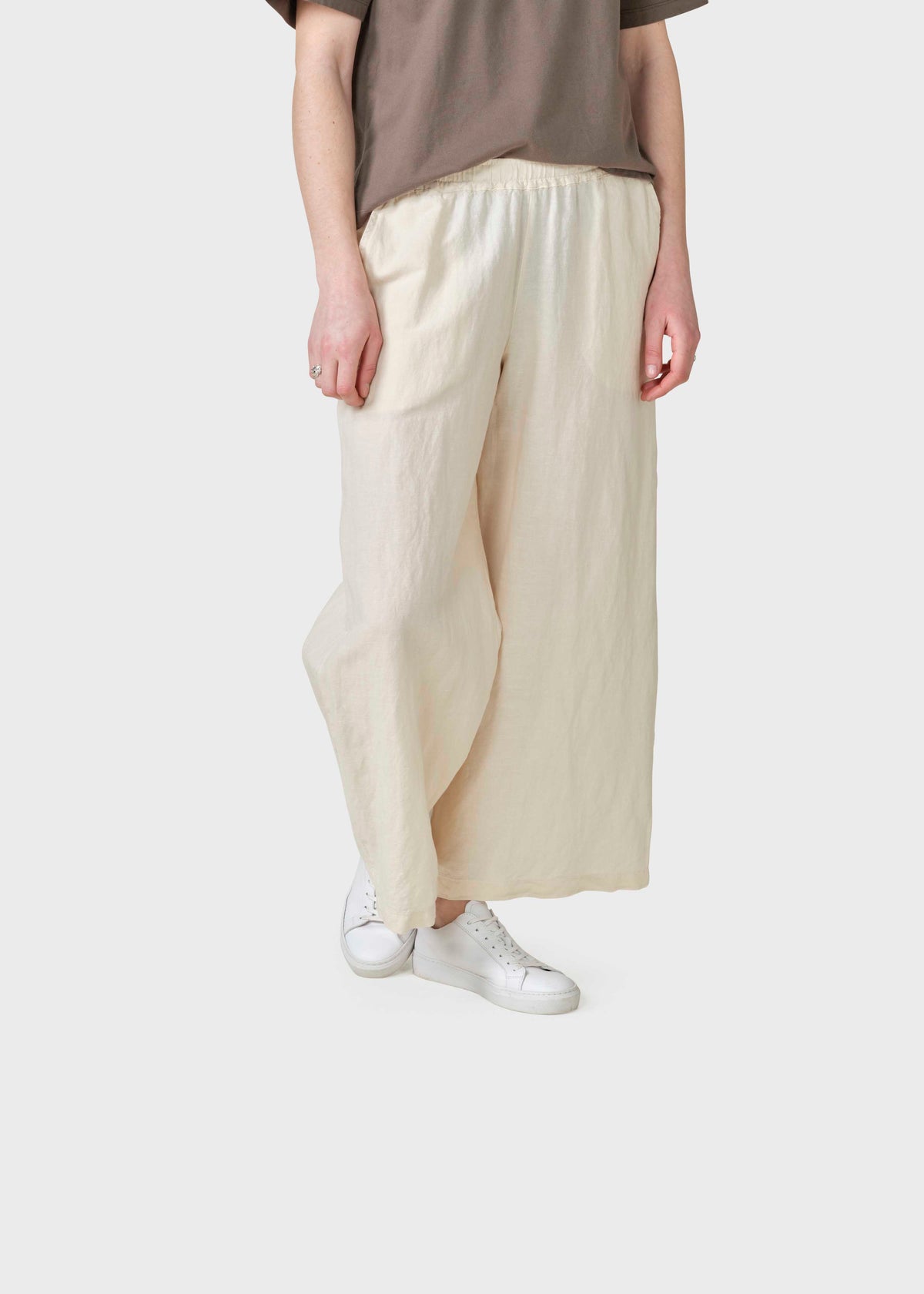 Klitmøller Collective ApS Kaja cotton/linen pants Pants Pastel sand