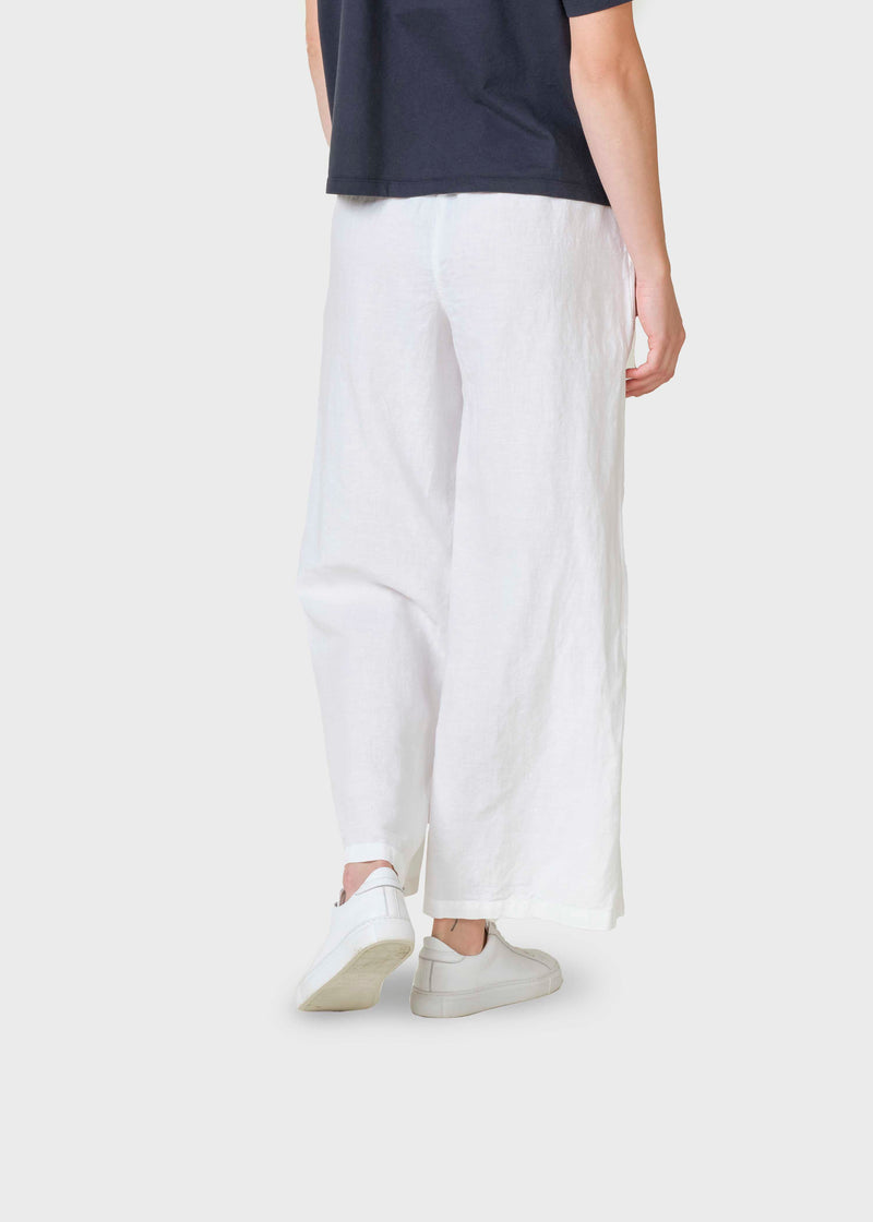 Klitmøller Collective ApS Kaja cotton/linen pants Pants White