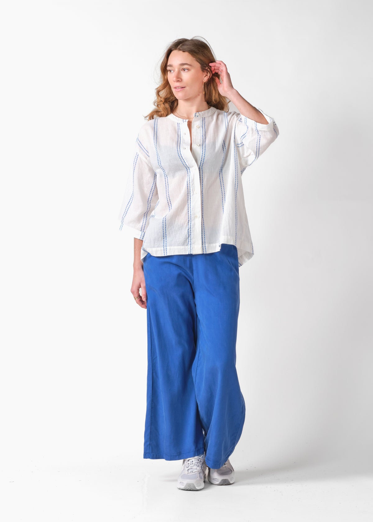 Klitmøller Collective ApS Kaja lyocell pants Pants Surf blue