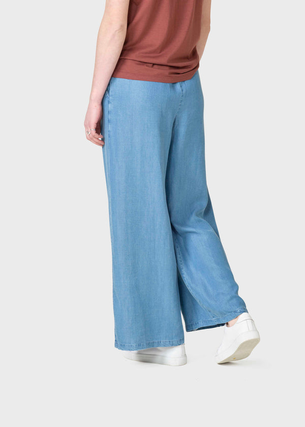 Klitmøller Collective ApS Kaja pants  Pants Light blue chambrey