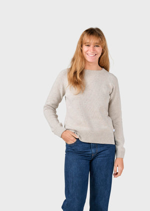 Klitmøller Collective ApS Kari knit  Knitted sweaters Pastel sand