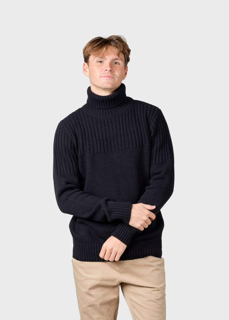 Klitmøller Collective ApS Karlsson knit  Knitted sweaters Black