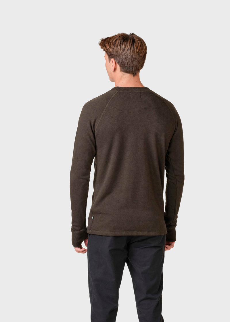 Klitmøller Collective ApS Knuth wool crew  Sweatshirts Olive