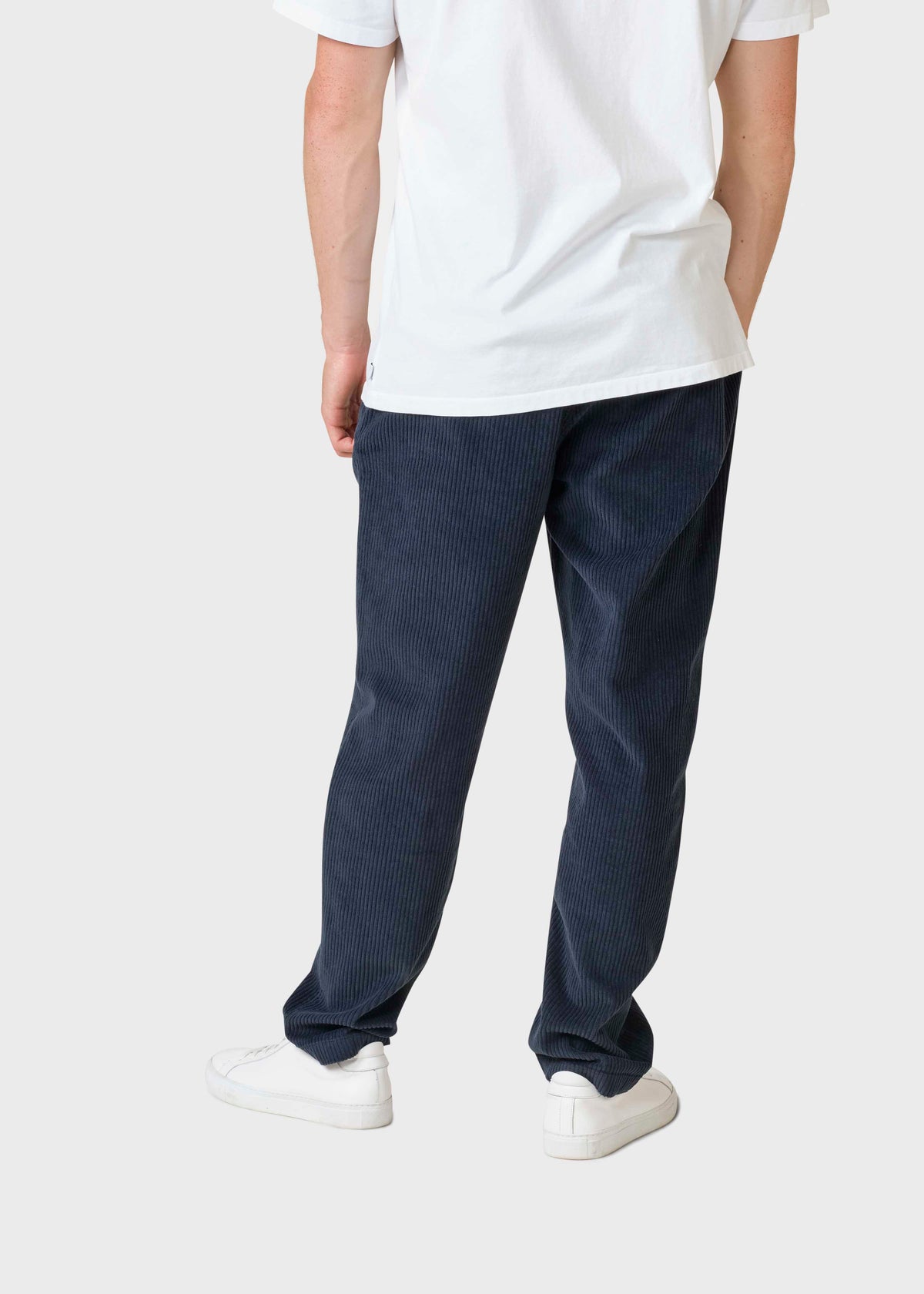 Klitmøller Collective ApS Kristian cord pants GOTS Pants Navy
