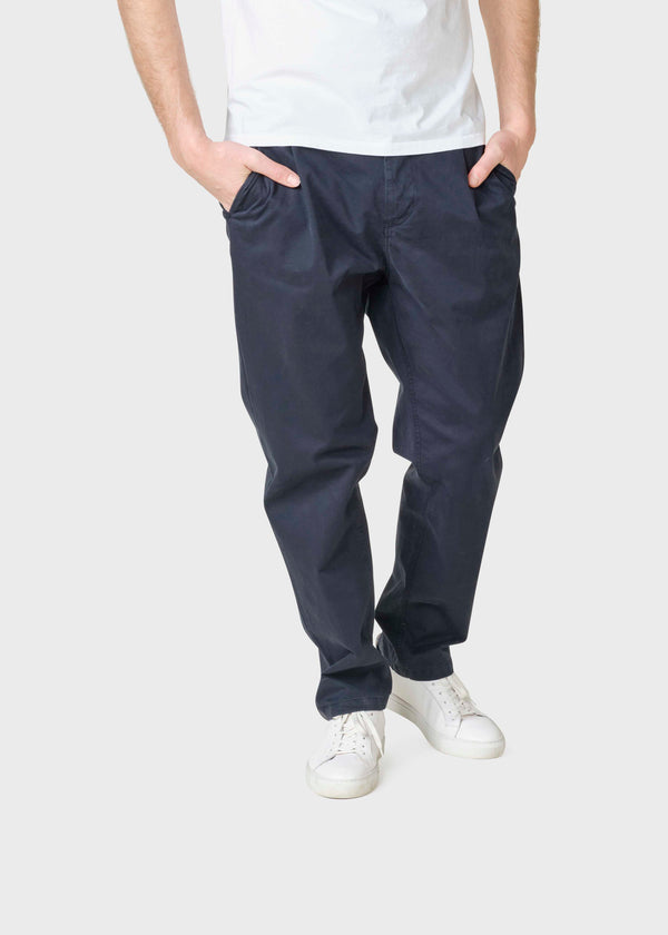 Klitmøller Collective ApS Kristian twill pant Pants Navy