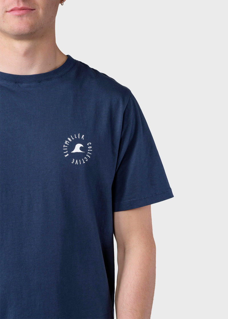 Klitmøller Collective ApS Larens tee T-Shirts Deep blue