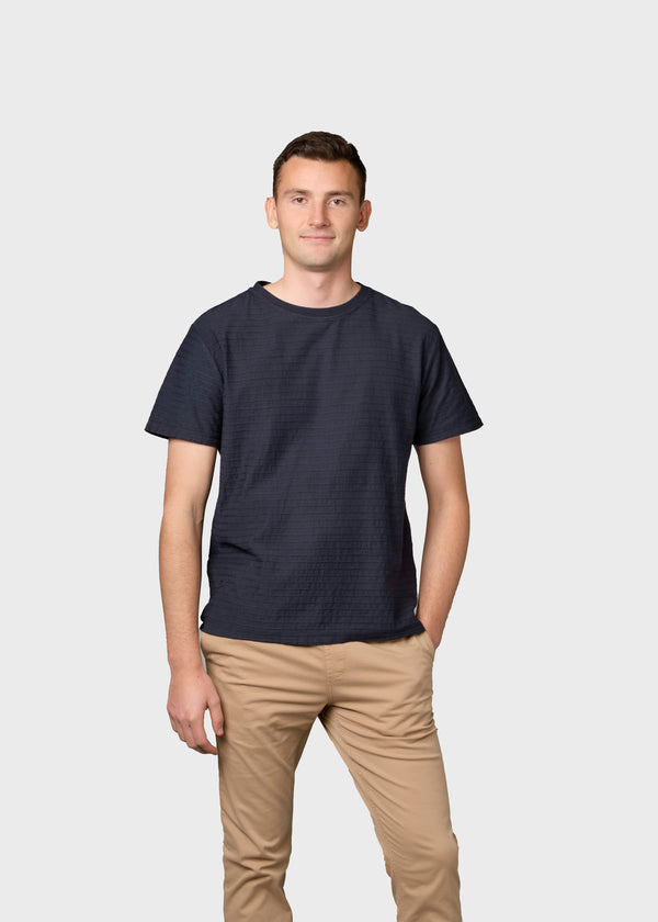 Klitmøller Collective ApS Lauge tee T-Shirts Navy
