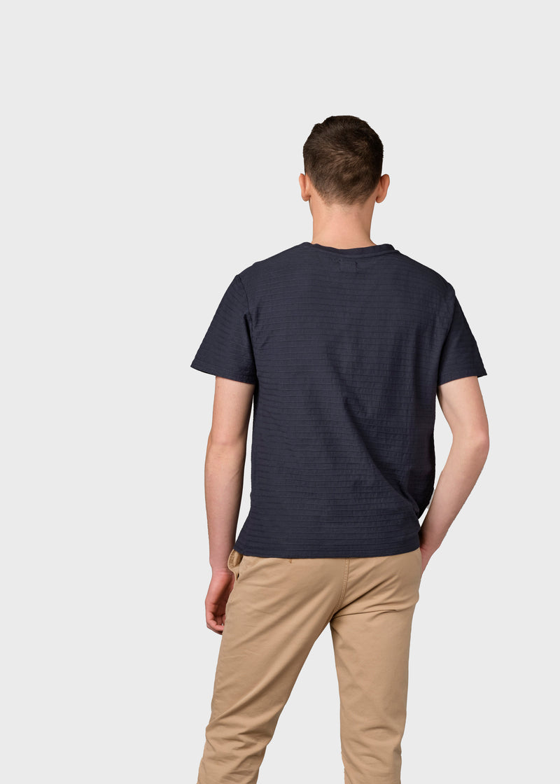 Klitmøller Collective ApS Lauge tee T-Shirts Navy