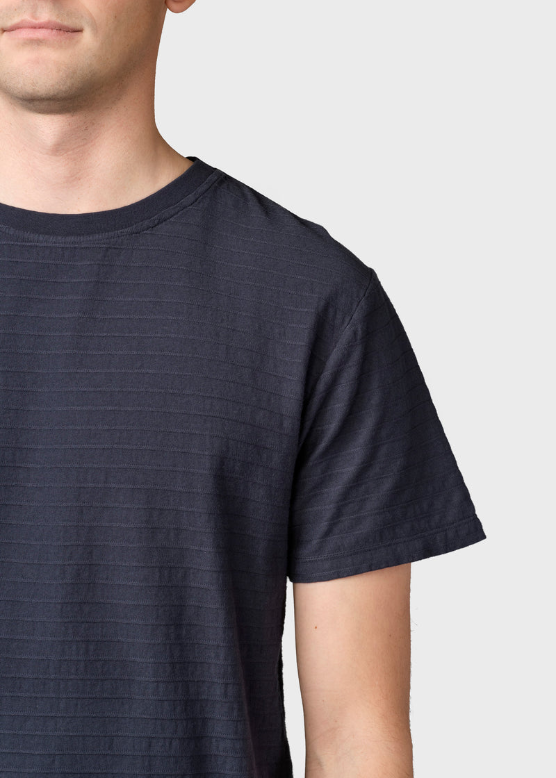 Klitmøller Collective ApS Lauge tee T-Shirts Navy