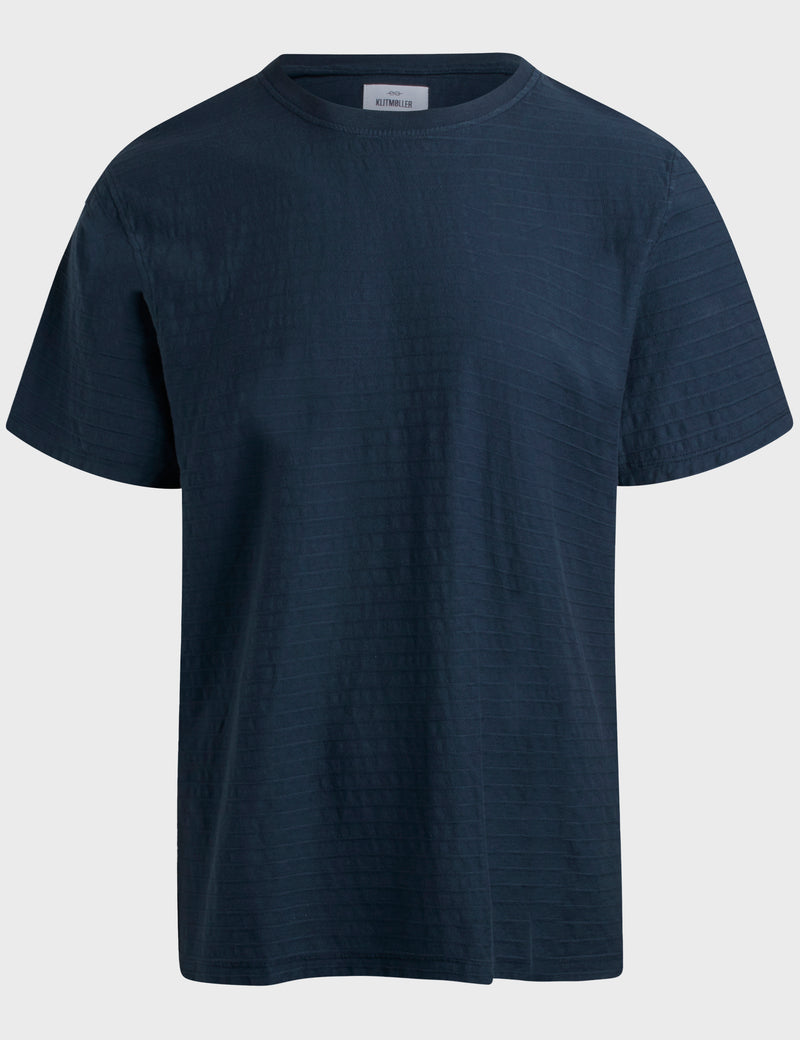Klitmøller Collective ApS Lauge tee T-Shirts Navy
