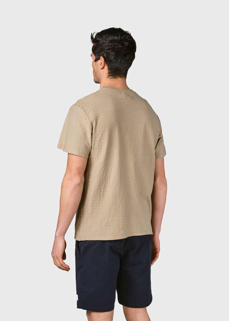 Klitmøller Collective ApS Lauge tee T-Shirts Sand