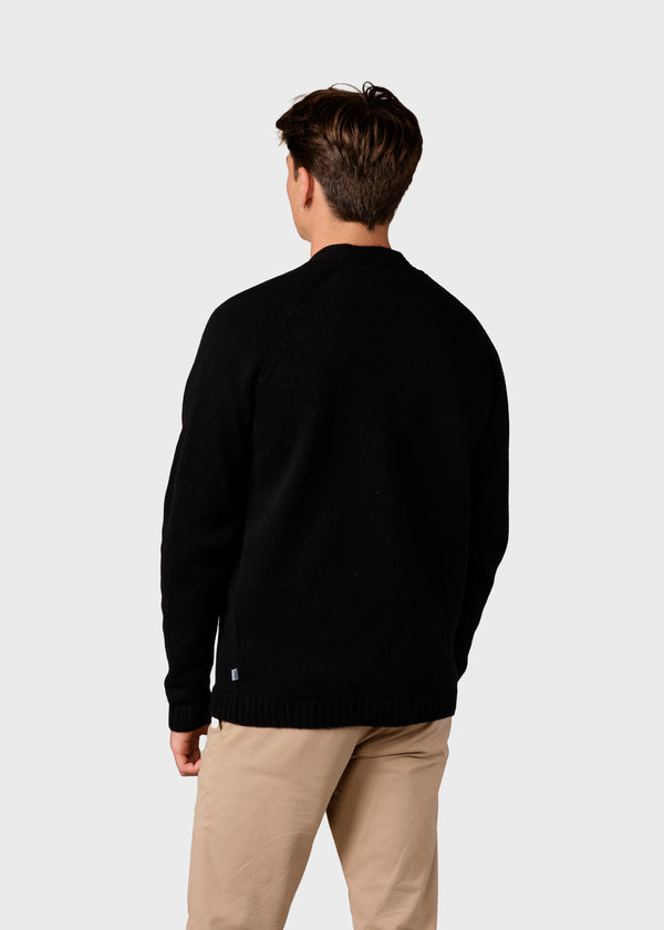 Klitmøller Collective ApS Leo knit cardigan Knitted sweaters Black