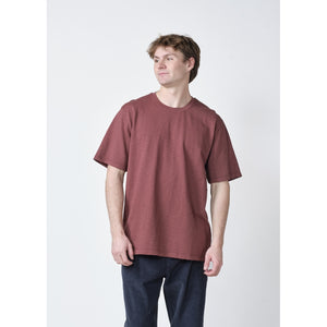 Klitmøller Collective ApS Leon tee T-Shirts Burgundy