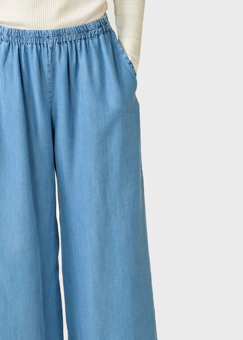 Klitmøller Collective ApS Leonora pants Pants Light blue chambrey