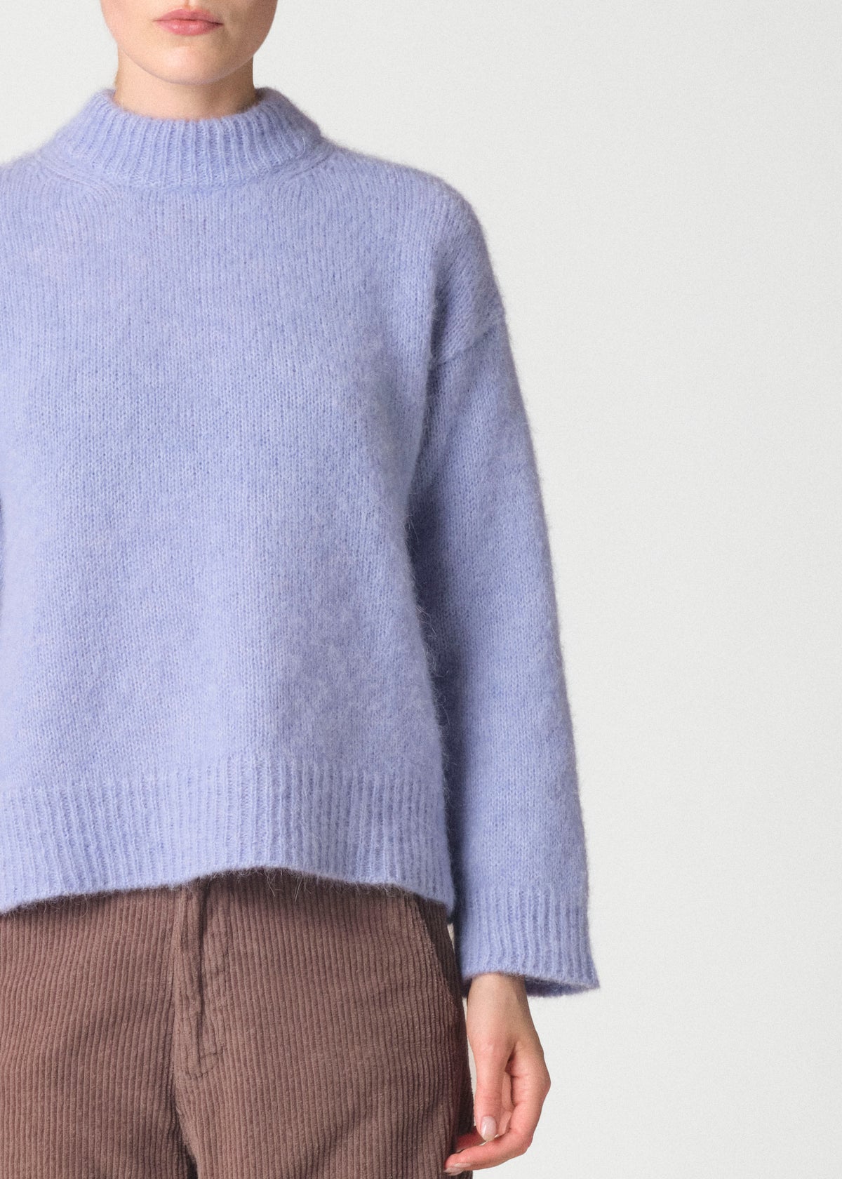 Klitmøller Collective ApS Linden knit Knitted sweaters Light blue