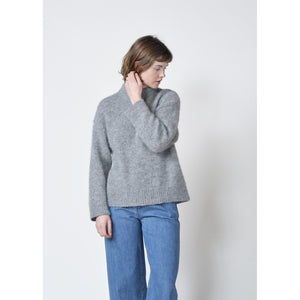 Klitmøller Collective ApS Linden knit Knitted sweaters Light grey