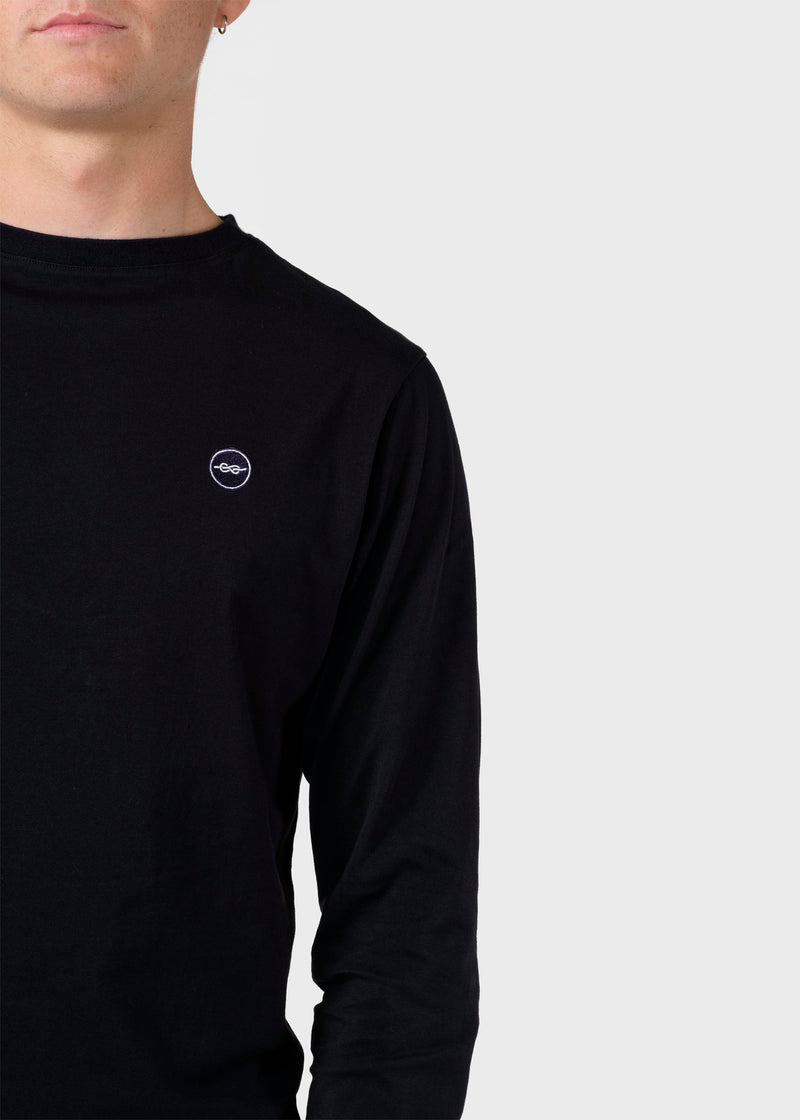 Klitmøller Collective ApS Linus LS tee T-Shirts Black