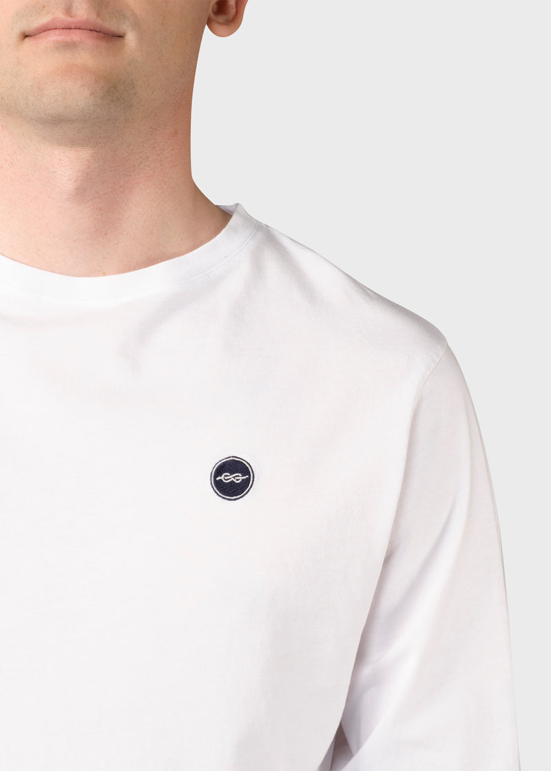 Klitmøller Collective ApS Linus LS tee T-Shirts White