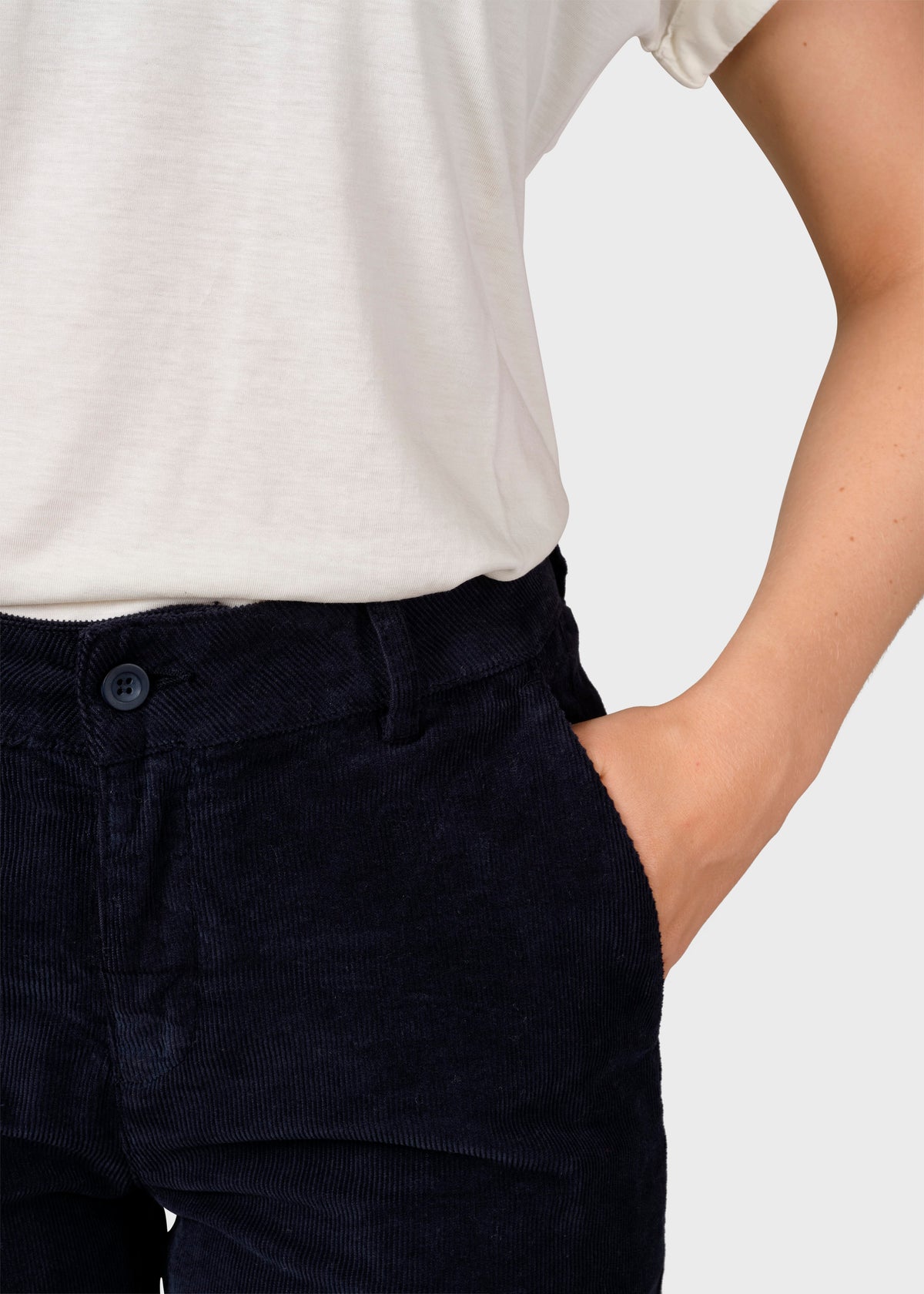 Klitmøller Collective ApS Liv corduroy pants Pants Navy
