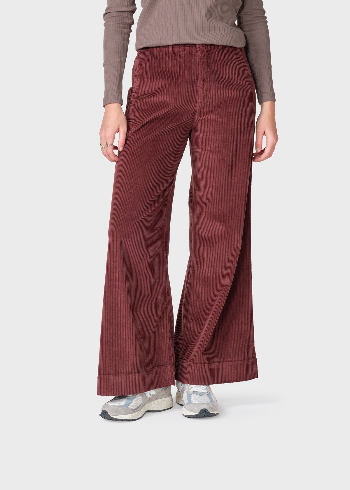 Klitmøller Collective ApS Lois cord pants Pants Burgundy