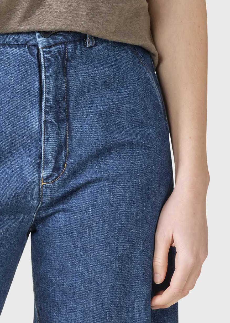 Klitmøller Collective ApS Lois denim pants Pants Dark blue stonewash