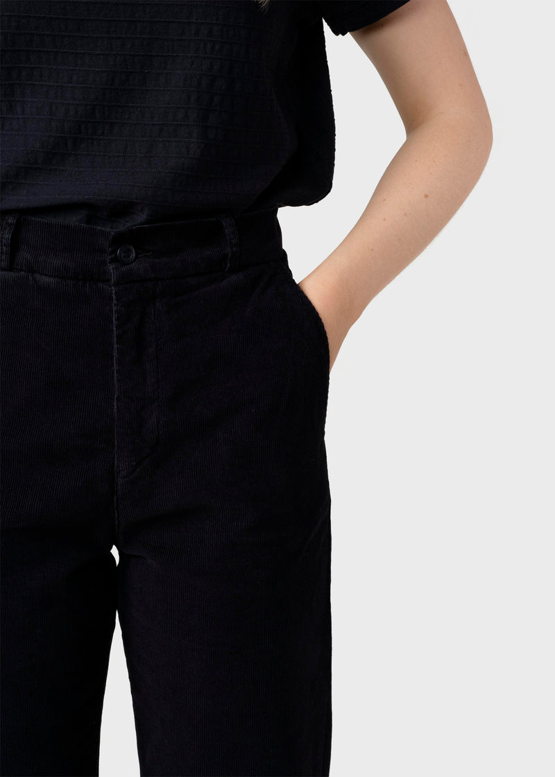 Klitmøller Collective ApS Lone corduroy pants Pants Black