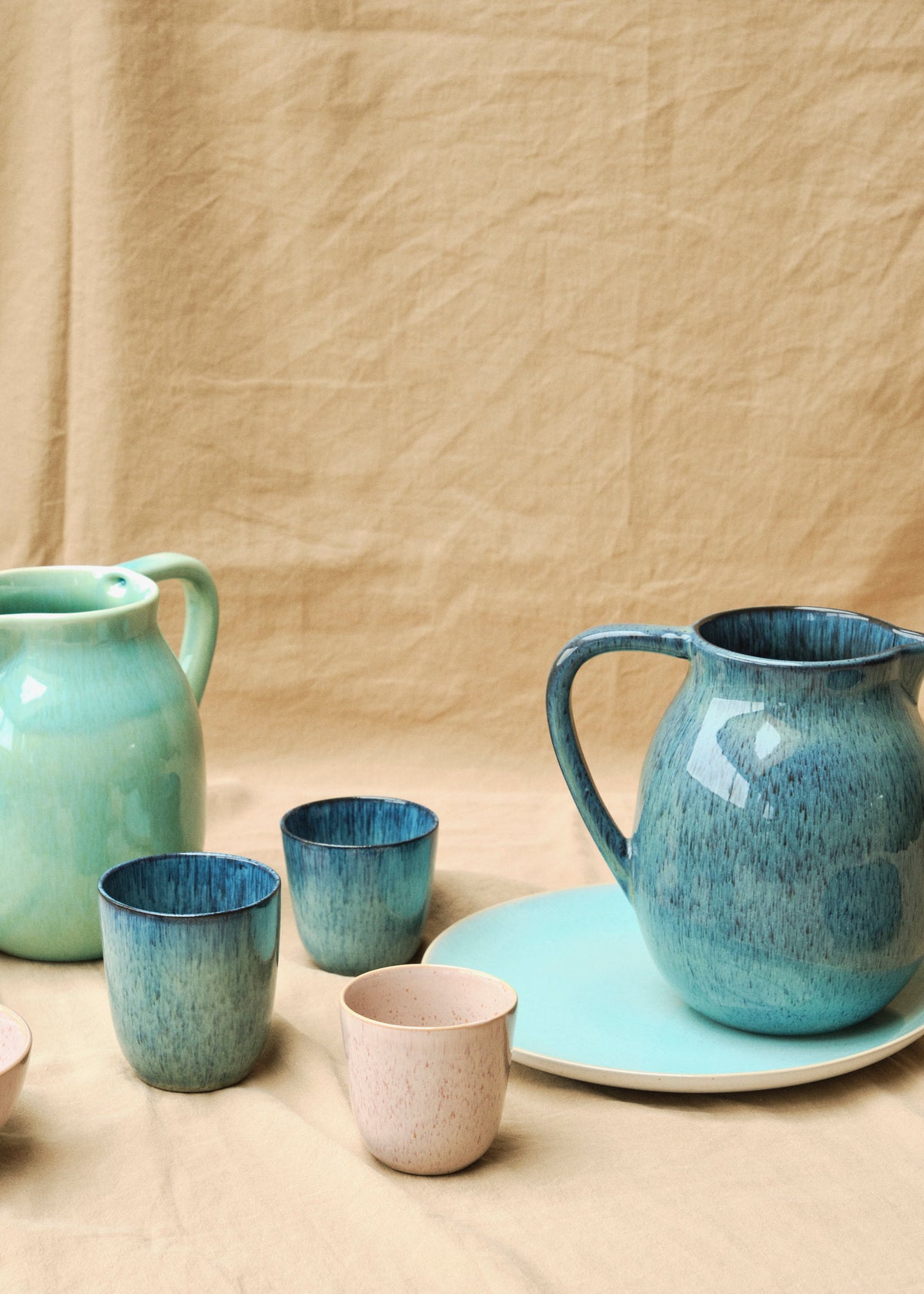 Klitmøller Collective Home Lunch plate - 22 cm Ceramics Light blue