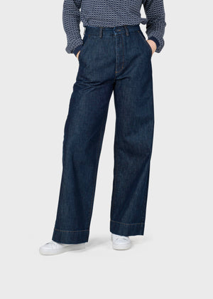 Klitmøller Collective ApS Lydia denim pants Pants Dark blue stonewash