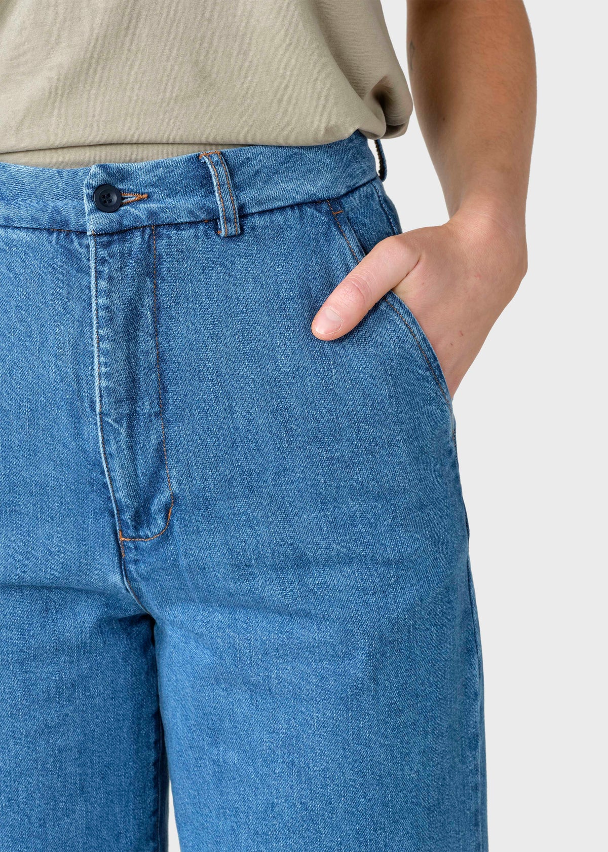 Klitmøller Collective ApS Lydia denim pants Pants Light blue stonewash