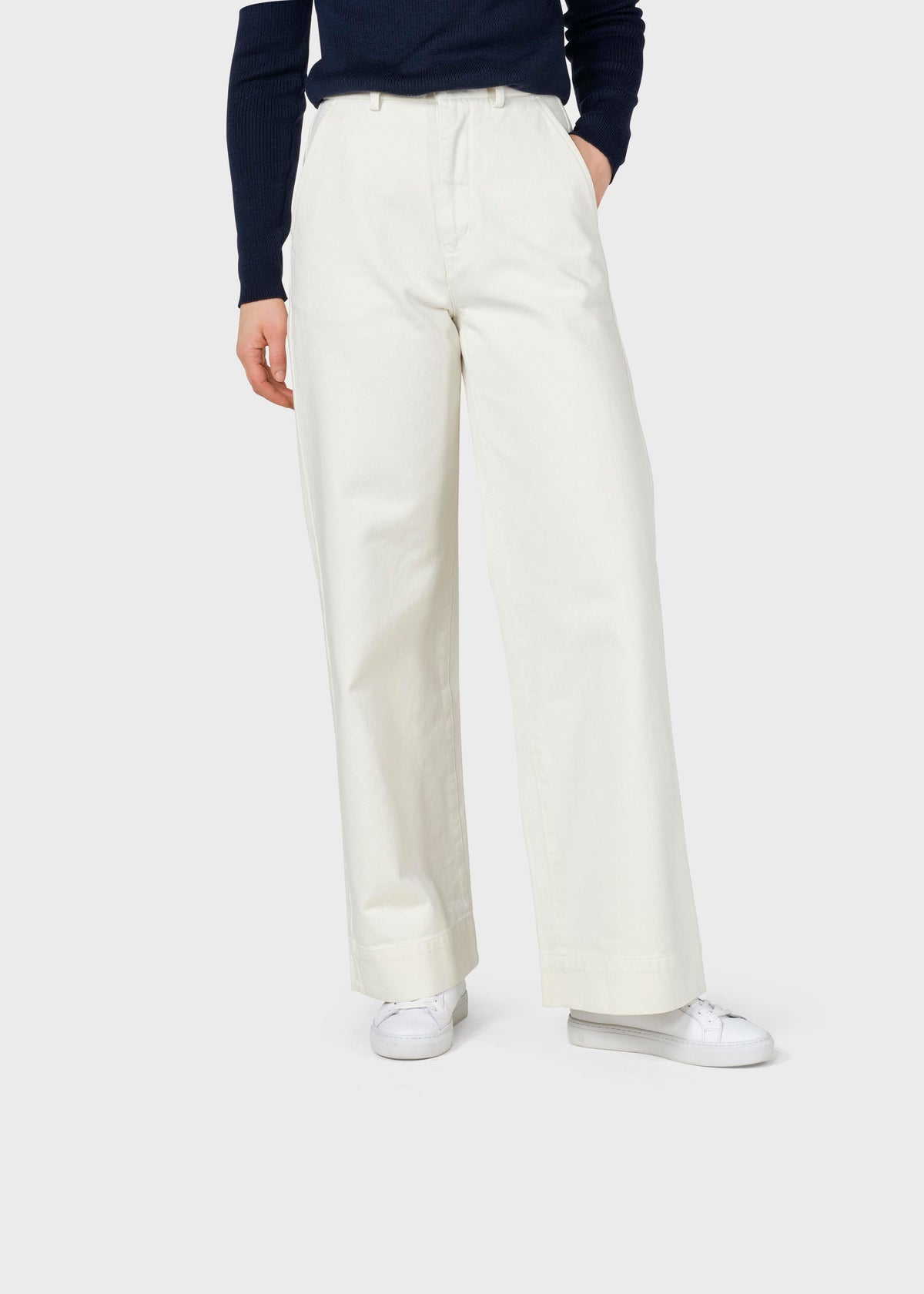 Klitmøller Collective ApS Lydia denim pants Pants Cream