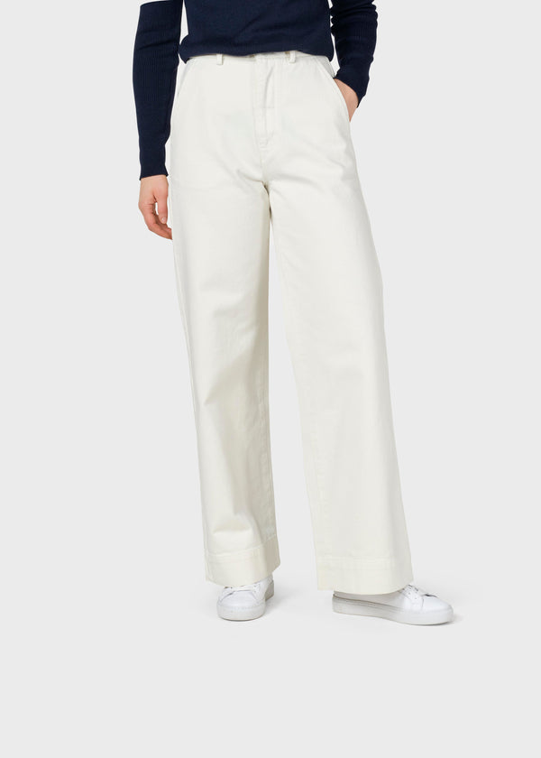 Klitmøller Collective ApS Lydia denim pants Pants Cream