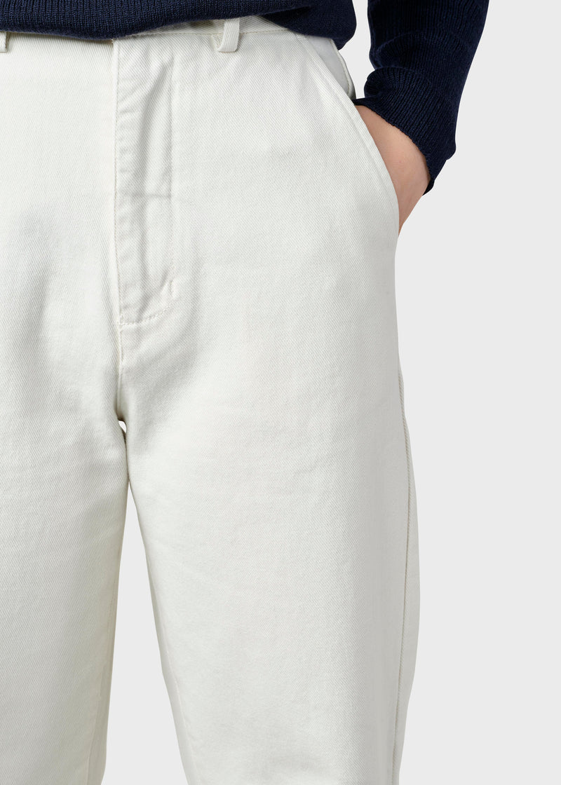 Klitmøller Collective ApS Lydia denim pants Pants Cream