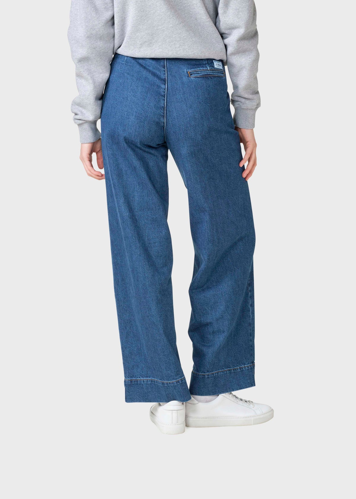 Klitmøller Collective ApS Lydia denim pants Pants Dark blue stonewash