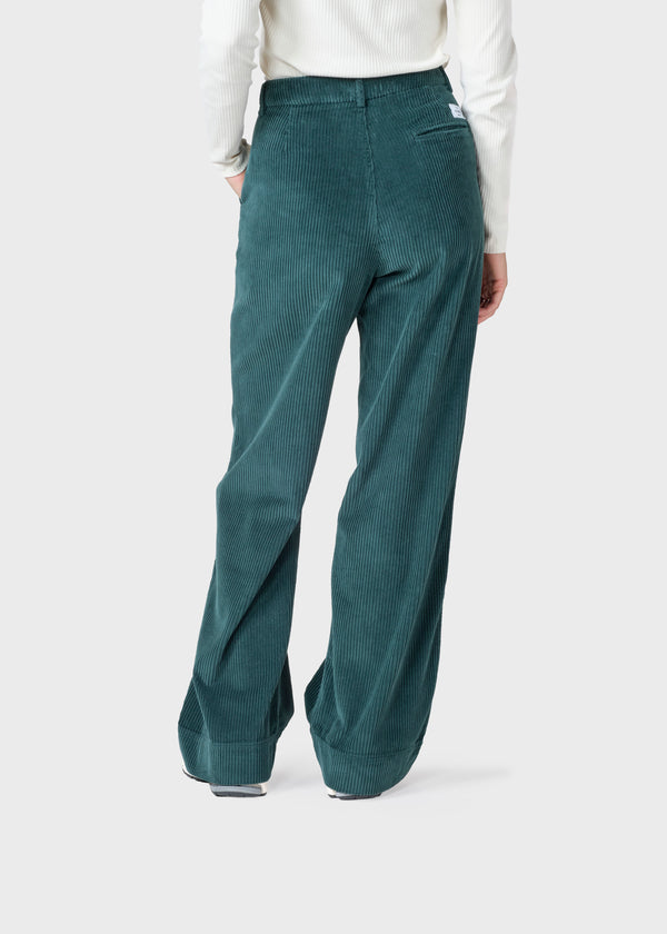 Klitmøller Collective ApS Lydia jumbo corduroy pant - Tall Pants Moss Green
