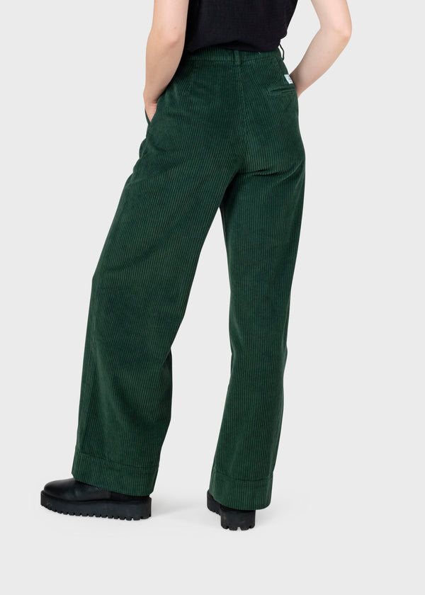 Klitmøller Collective ApS Lydia jumbo corduroy pants Pants Moss Green